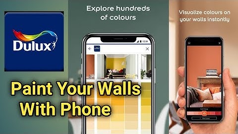 How to Use Dulux visualizer app./ How to paint walls with phone..
