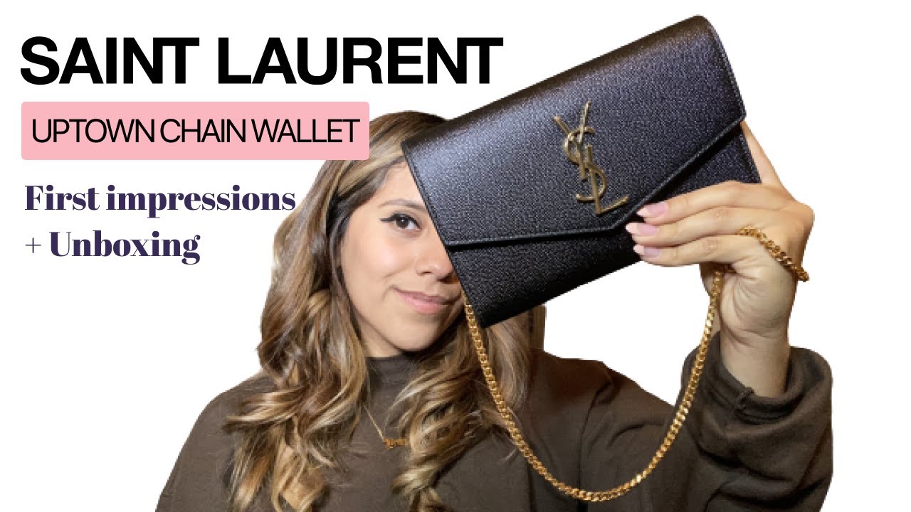 Saint Laurent Monogram Wallet-on-Chain Unboxing + Review 