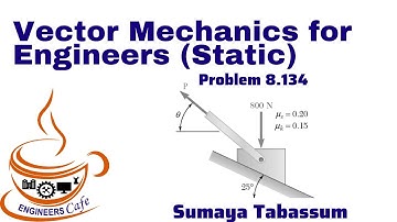 Vector Mechanics for Engineers (Static) Tenth Edition Solution Bangla Problem 8.134