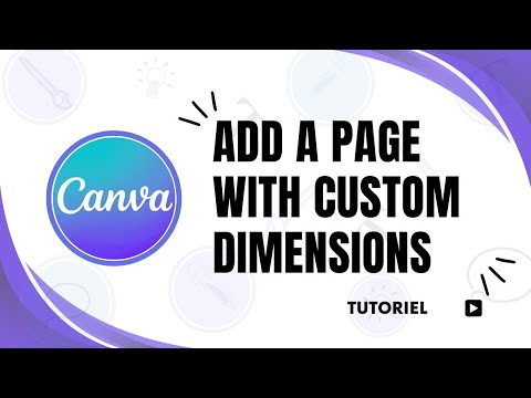How to add a page with custom dimensions on Canva