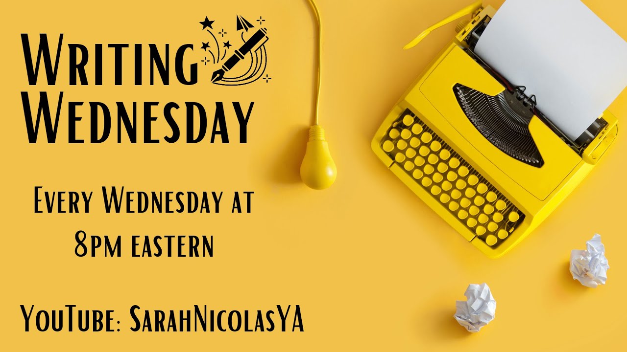 Write It Wednesday Writing Wednesday: Virtual Write-In with Bess Carnan - YouTube