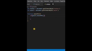 Toggle button using javascript #yuotubeshorts