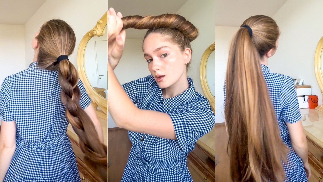 The Thickest Ponytail of All Time!