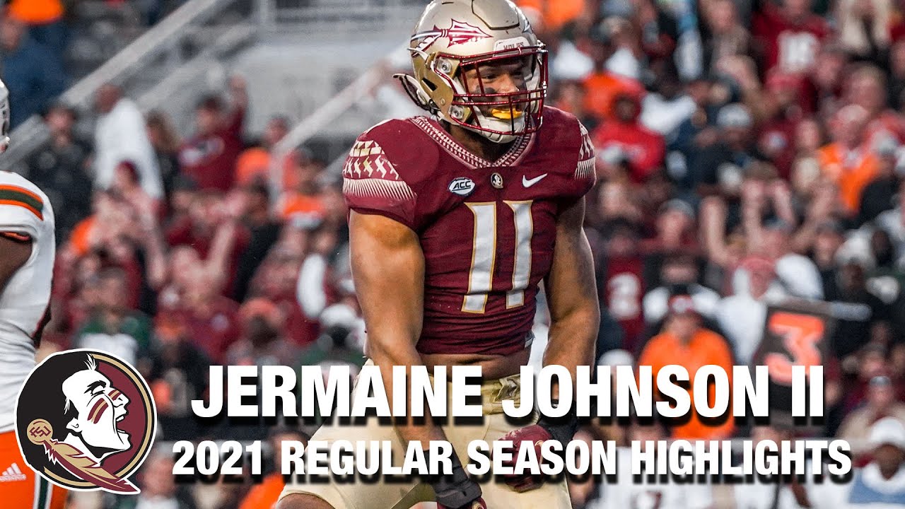 Jermaine Johnson Ii 2021 Regular Season Highlights | Florida State Dl