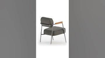 Armchair Minimalist Metal Frame