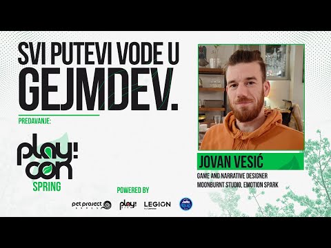 Play!Con Spring 2024 - Jovan Vesić - Svi putevi vode u gejmdev. - NS GAMING WEEK