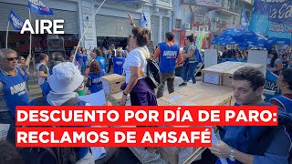 🔴 Descuento del día de paro: más de 3500 docentes de La Capital se sumaron al reclamo de Amsafé 🔴