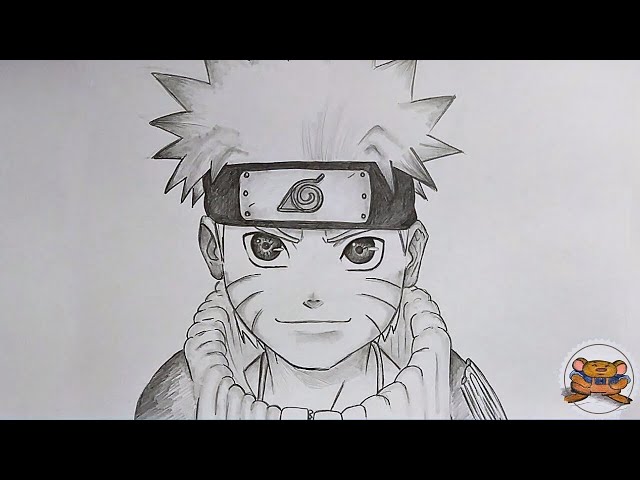 Desenho do Naruto Uzumaki - Naruto Shippuden, By MJ Desenhos