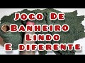 RESENHA JOGO DE BANHEIRO 10 PONTAS / VEJAM QUANTO GASTA DE BARBANTE + VALORES