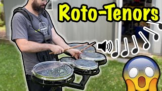 We Made Marching Roto-Toms (Roto Tenors)