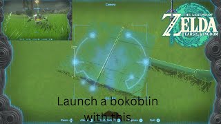 Launching a bokoblin (for fun:))