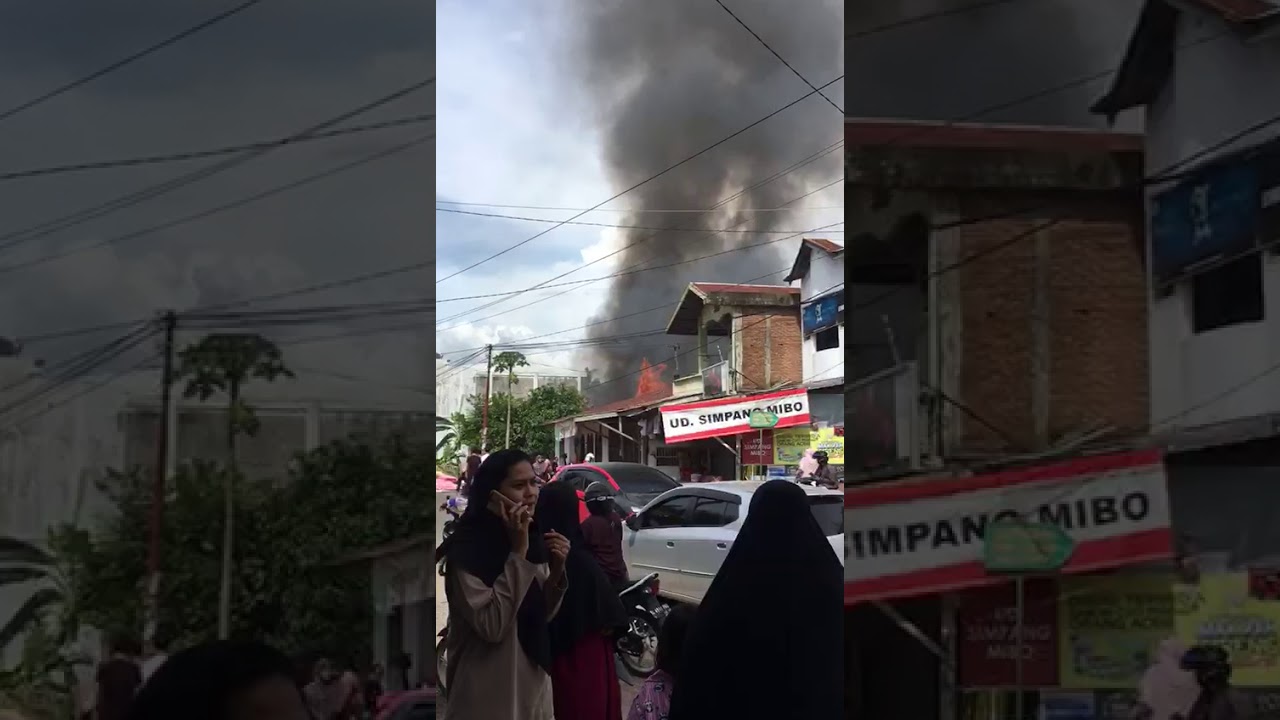 Kebakaran ruko di  mibo Banda  Aceh  hari ini YouTube