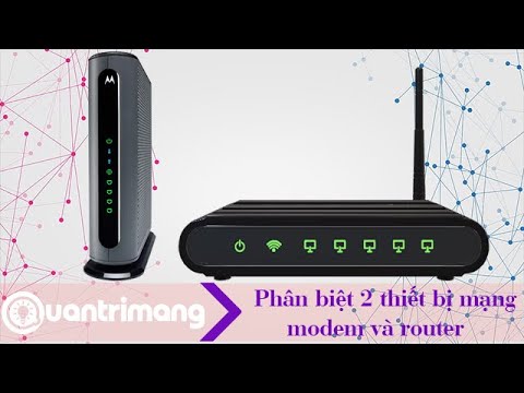 modem หมาย ถึง  Update  Phân biệt Router và modem