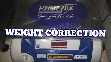 Phoenix 30kg Electronic Weighing Scale Calibration