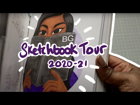 Art PhD Year 1 Sketchbook Tour 🎨📚 The Black Gallerina