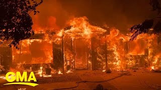 Explosive wildfires out of control