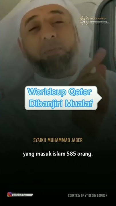 Pemeluk Islam Bertambah Pesat Di Worldcup Qatar #worldcupqatar2022 #islam #muallaf #qatar #qatar