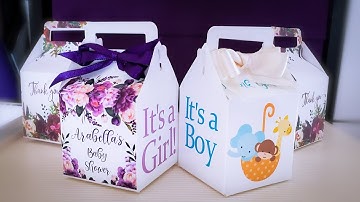 How to Make Print and Cut Candy Boxes in Cricut Design Space | How to Print then Cut with Cricut DS.