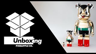 UNBOXING PINEAPPLE CO.: MEDICOM TOY - BEARBRICK ASTRO BOY CHROME