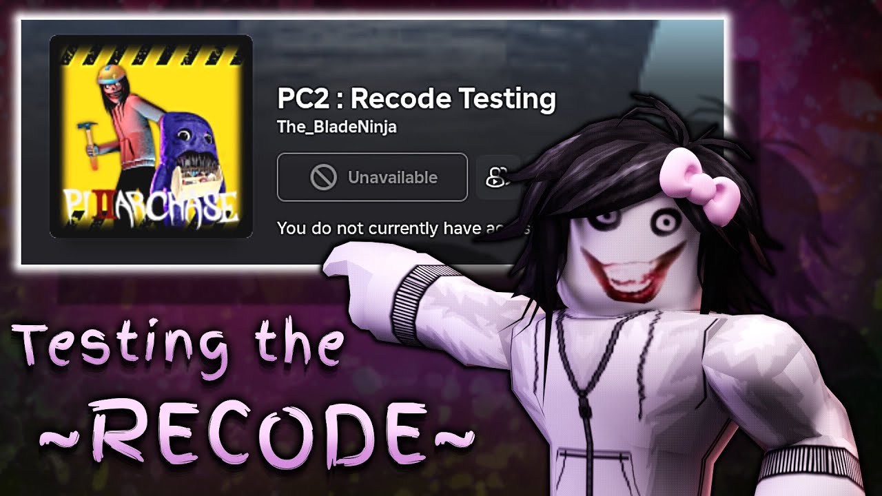 Pillar Chase 2: The Recode Testing - YouTube