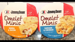 Jimmy Dean Omelet Minis: Gouda & Bacon and Sausage & Cheddar Review