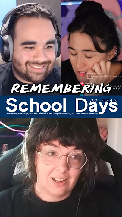 Remember School Days? @JackiJing just found out about Nice Boat. #schooldays