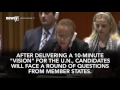 The United Nations Kicks Off The Most Intimidating Job Interview Ever - Newsy