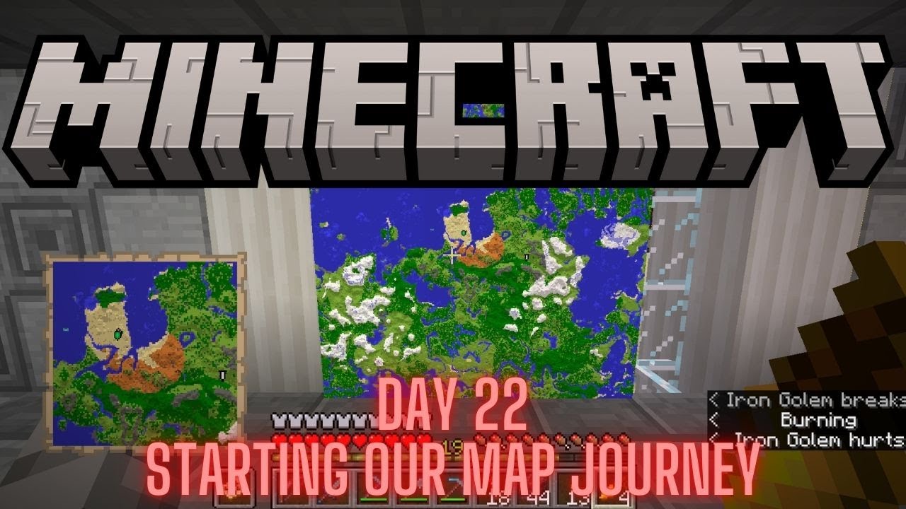 Minecraft 1.21.4 (Java) Day 22: STARTING OUR MAP JOURNEY!!!! - YouTube