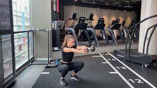 Offset Goblet Squat