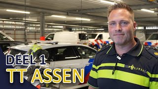 Politie | Dienst tijdens de TT in Assen | DAG 1 | Verkeer | Motoren | Audi | Controle | Race
