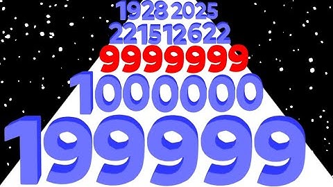 Merge Number Run Master (Vs) Canvas Running _  Number Run, math games walkthrough Gameplay max level