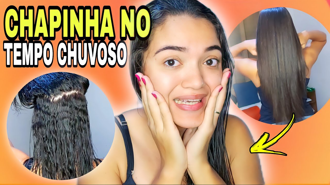 COMO MANTER O CABELO LISO EM TEMPO CHUVOSO - cabelo sem retoque de progressiva há quase 1 ano