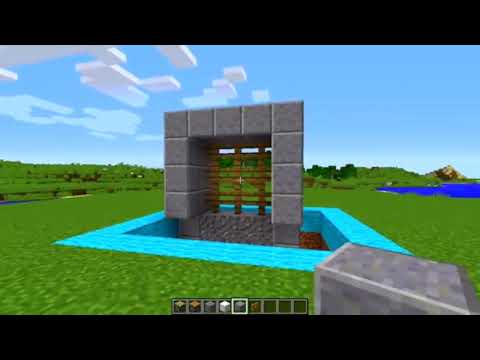 Comment faire une porte de château automatique Minecraft