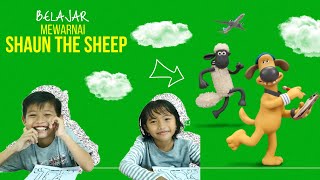 Cara Mewarnai Shaun The Sheep Dengan Crayon Mewarnai Eps. 19