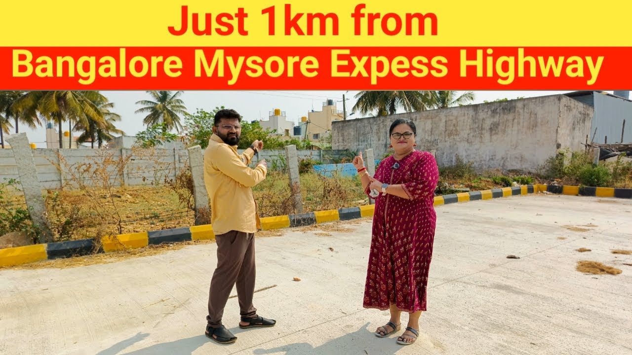 Sites For Sale l Just 1km from Bangalore Mysore Express Highway l Sites for sale in Bangalore