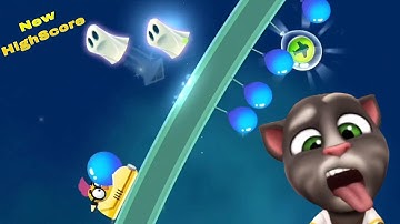 My Talking Tom 2 - Gameplay Walkthrough Part 8 - Spooky Train (iOS, Android)