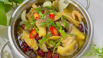 LẨU GÀ ỚT HIỂM cực ngon nóng hổi cay nồng cho ngày mưa lạnh