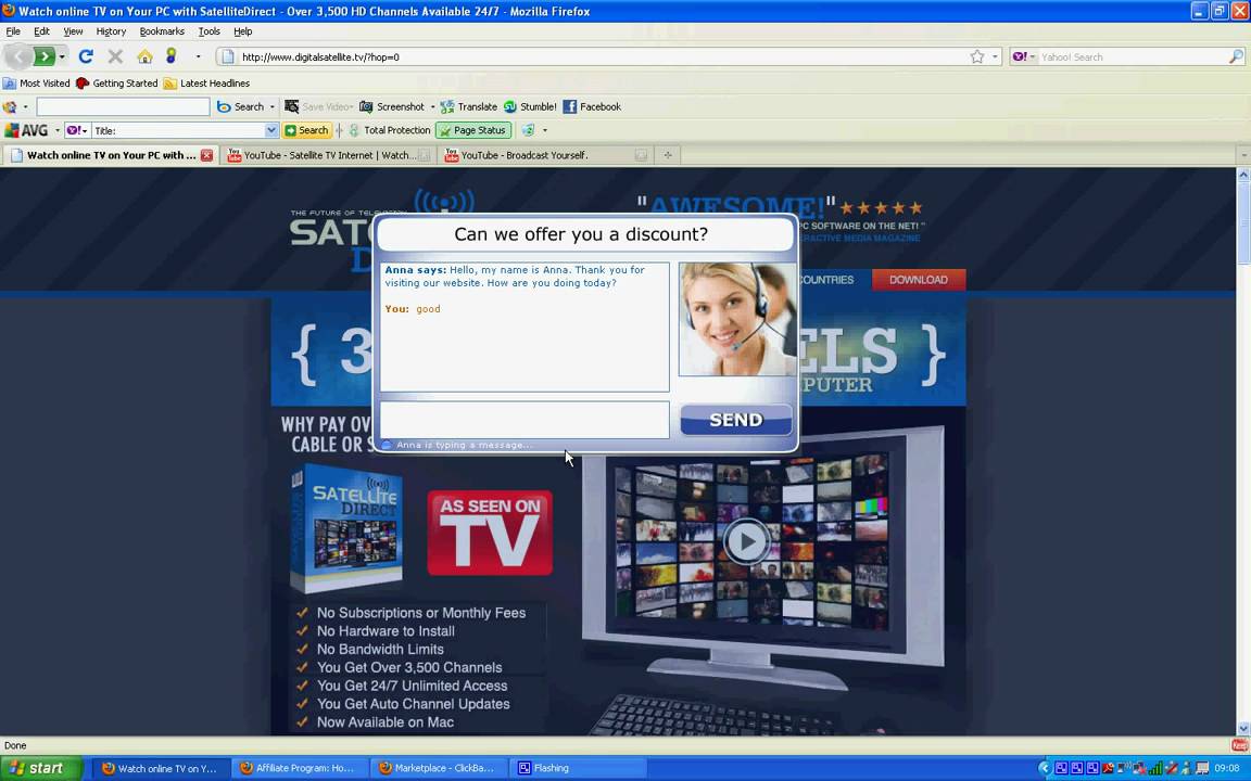 Satellite TV For PC Satellite TV On PC Unlimited Access Just 25