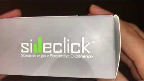 Sideclick Universal Remote Attachment Apple TV 2 to 4 Gen 4K Un-Boxing SC2-APG34K