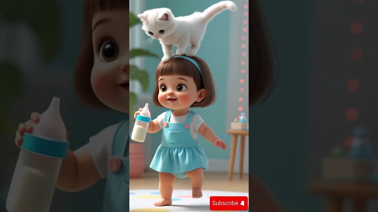 "Cutest Baby & Cat Dance | Dudi Dudi Dam Dam Vibes!""Dudi Dudi Dam Dam Dance