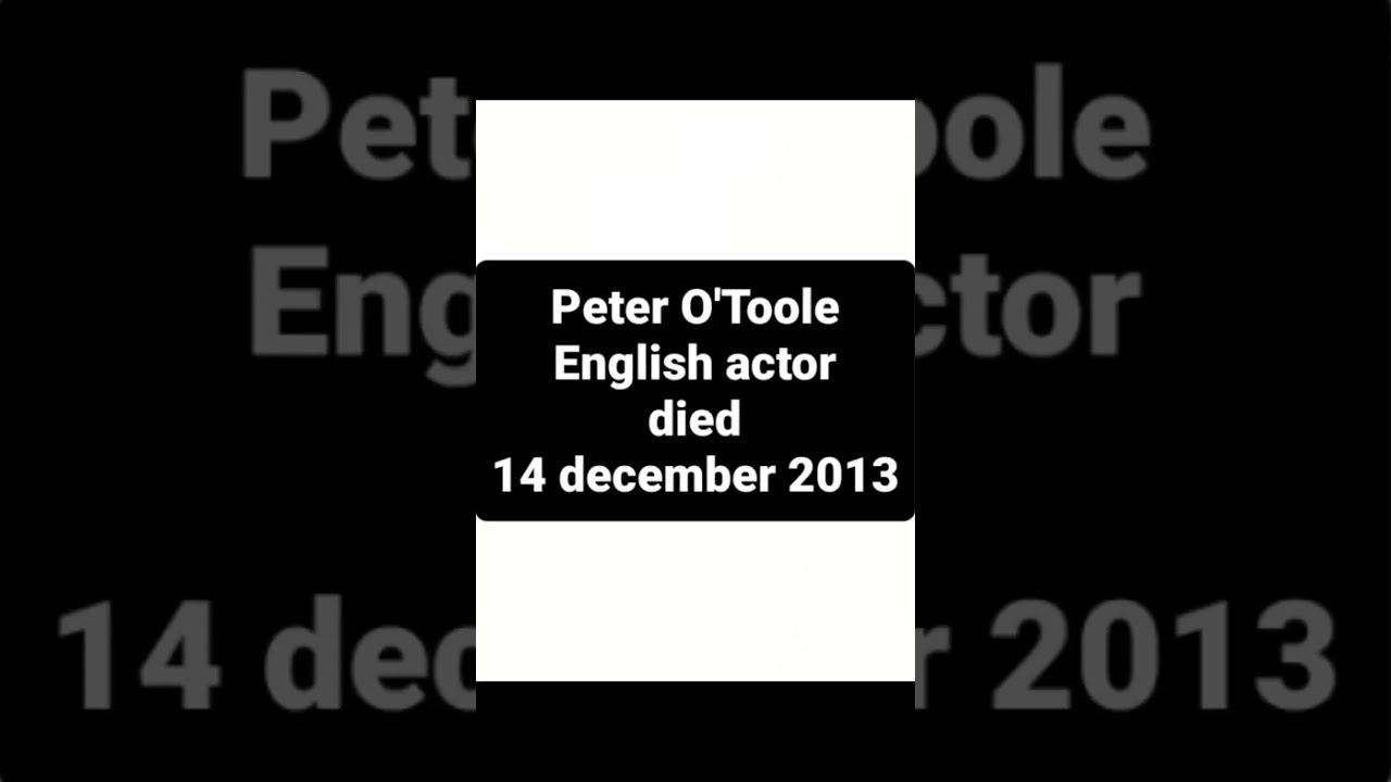 Celebrity Who Died On 14 December YouTube Celebrity Who Died On 14 December YouTube