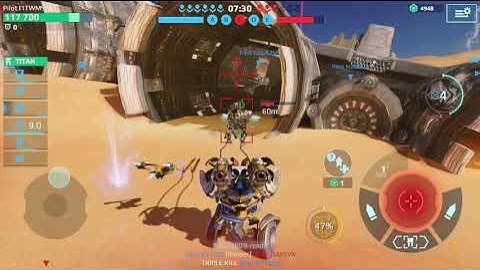 War robots test server gameplay (new titan Newton!)