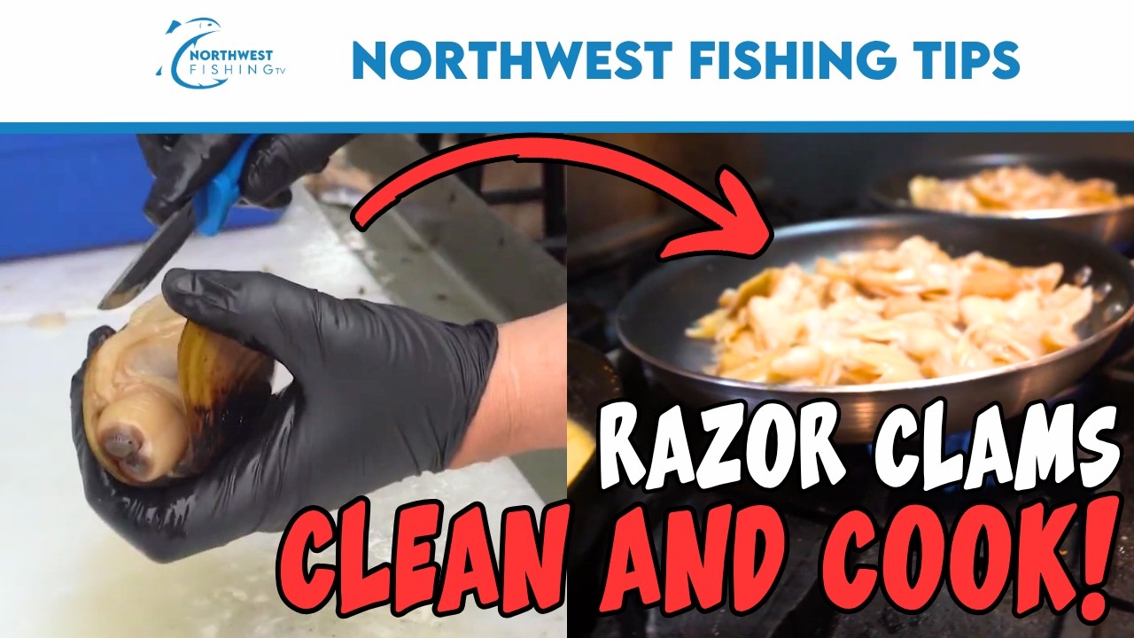 Cleaning and Cooking Razor Clams, Alaskan Style | Northwest Fishing ...
