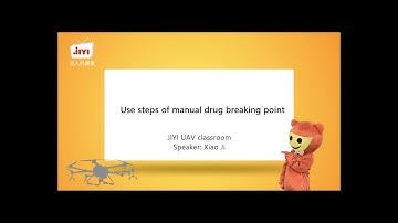 JIYI K++ V2 Flight Controller: Use steps of manual drug breaking point