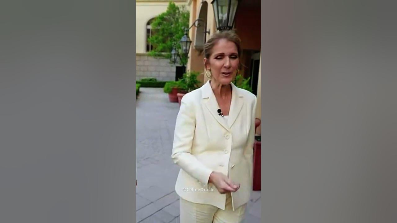 Celine Dion singing "Don't Worry Be Happy" by Bobby McFerrin