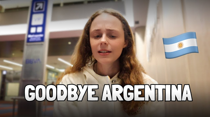 I'm Leaving Buenos Aires