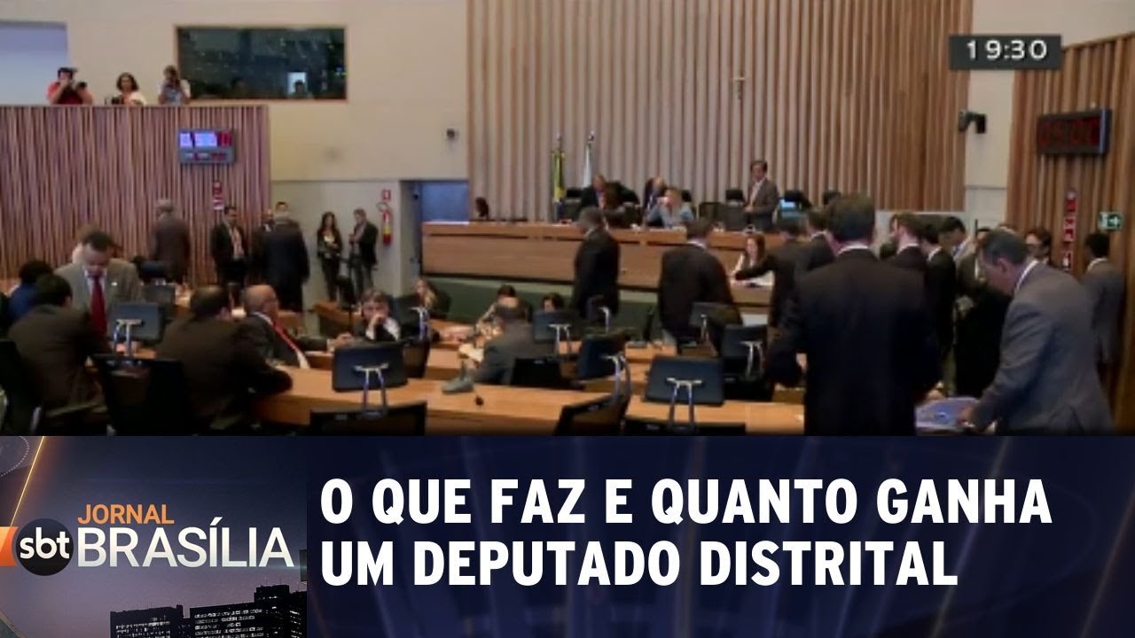 O que faz e quanto ganha um deputado distrital Jornal SBT Brasília 24/08/2018 YouTube O que faz e quanto ganha um deputado distrital Jornal SBT Brasília 24/08/2018 YouTube