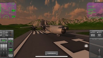 A-400 M is on duty take off and landing! | training for harder missions! #airdominance #aviation 