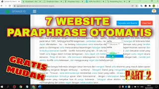 7 WEBSITE PARAFRASE OTOMATIS UNTUK MENGHILANGKAN PLAGIASI screenshot 3