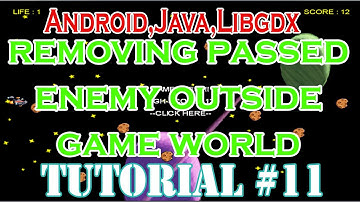 Libgdx android studio 2d space ship shooter game development tutorial #11